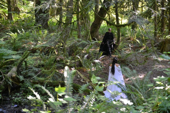 צילומי חתונה בסגנון יער פיות