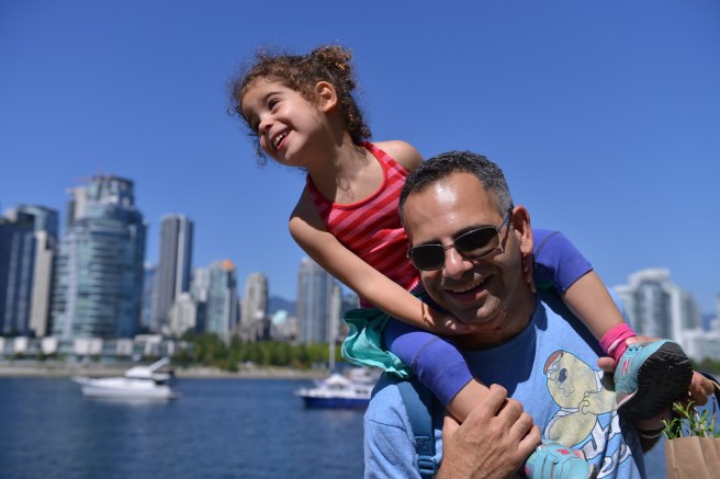 ילדה ואבא צילום גלית לוינסקי