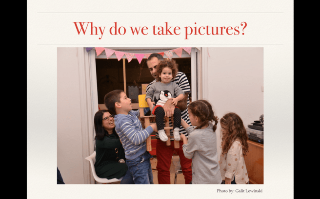 שיעור צילום גלית לוינסקי