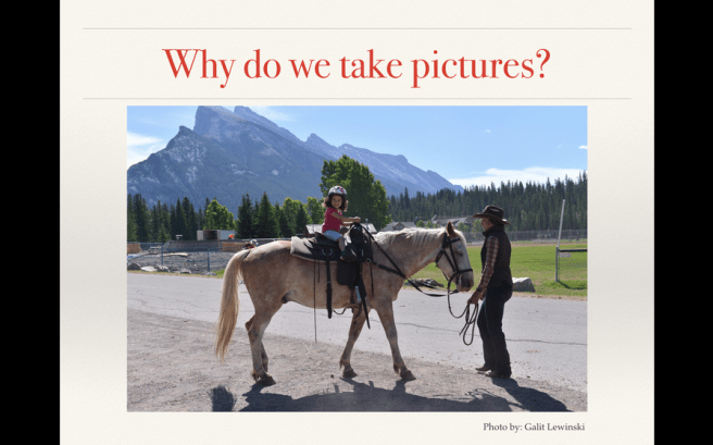 שיעור צילום גלית לוינסקי