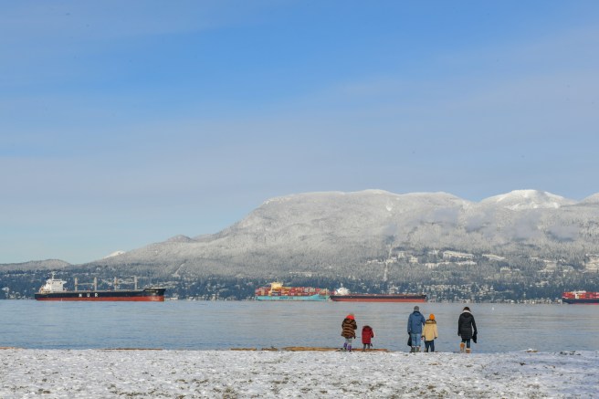 שלג בוונקובר צילום גלית לוינסקי