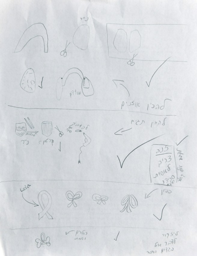 סקיצה תחפושת